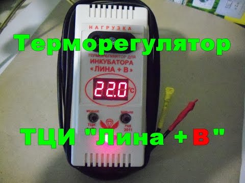 Видео: Терморегулятор для инкубатора Лина + В