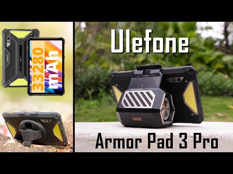 Видео: Анонс Ulefone Armor Pad 3 Pro - планшет з 33280 мАг, ліхтариком 5.5 Вт і захищеним корпусом