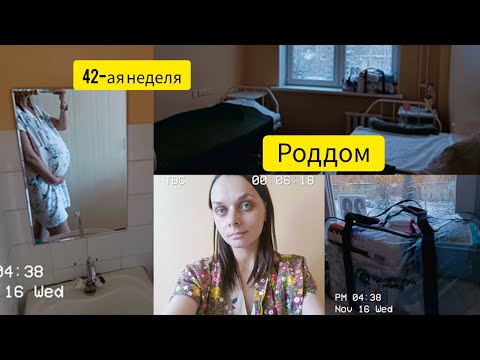 Видео: Госпитализация в РОДДОМ/Стимуляция 😔/Палата в патологии/Началась 42-ая неделя