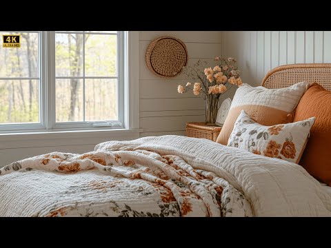 Видео: Уютные идеи декора маленькой спальни в стиле весеннего бохо-шика, которые вам понравятся!