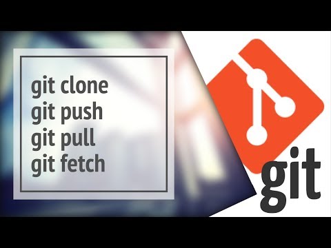 Видео: Git clone, push, pull, fetch. Основы git