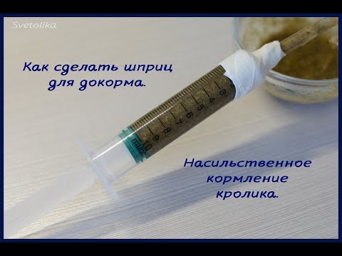 Видео: Шприц для докорма