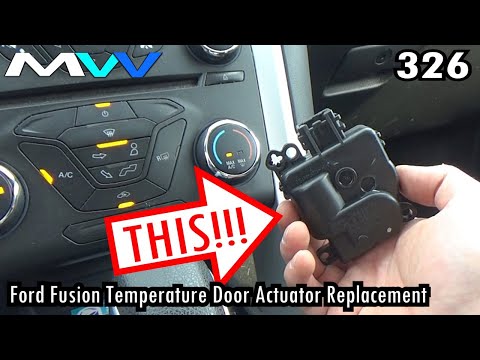 Видео: MV 326 — «Замена привода заслонки температурного режима Ford Fusion»