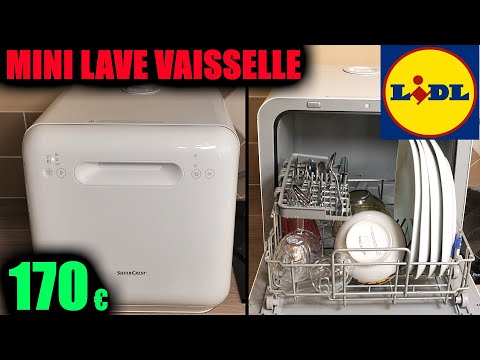 Видео: LIDL посудомоечная машина маленький компактный SILVERCREST SGW 860w
