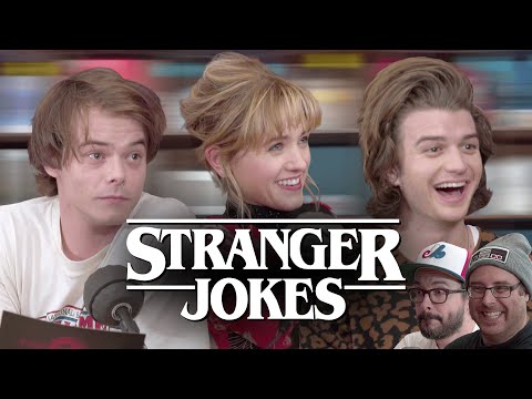 Видео: Звезды Stranger Things сталкиваются с худшими папиными шутками!