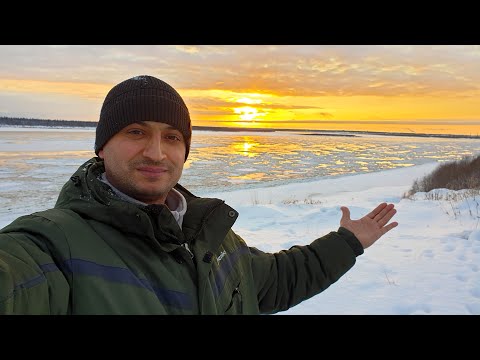 Видео: ОЧЕНЬ КРАСИВЫЙ ЛЕДОСТАВ НА РЕКЕ \ ТАЙГА ЗИМОЙ