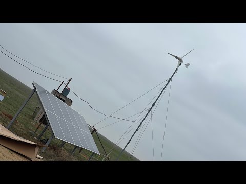 Видео: Альтернативная энергетика в степях Калмыкии. Параллельная работа свинцовых и LiFePo4 АКБ 