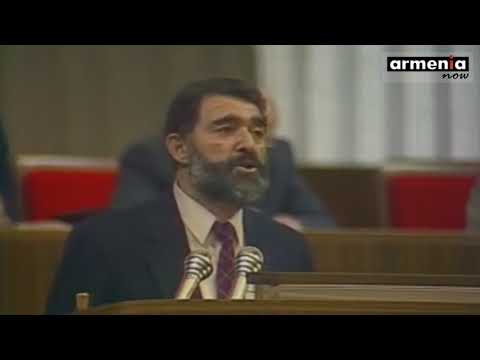Видео: Армяно-азербайджанский конфликт на первом Съезде народных депутатов СССР |  1989