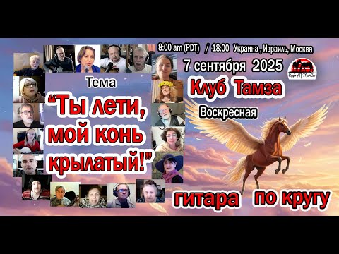 Видео: ГИТАРА ПО КРУГУ — Ты лети, мой конь крылатый — 7 сентября 2025 г.