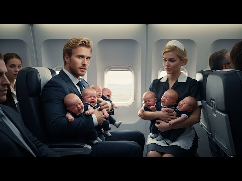 Видео: 6 близнецов миллиардера плачут в самолёте: "Помогите!". Скоро горничная помогает, и отец орёт.