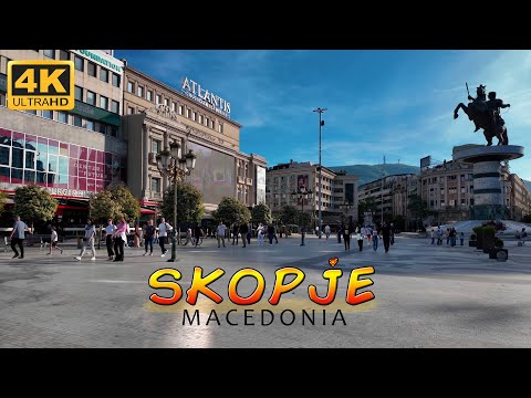 Видео: SKOPJE, Macedonia (2024) 🚶 WALKING TOUR 【4K】СКОПЈЕ, Македонија 🇲🇰 *Travel Guide & City View* 🇲🇰