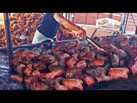 Видео: Самый уникальный！ Кокосовая копченая говядина, копченая утка карри - Малайзийская уличная еда