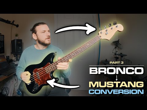 Видео: МОДИРОВАНИЕ Squier Bronco в бас-гитару Fender Mustang | ЧАСТЬ 3: Модернизация тюнера и скос пикгарда