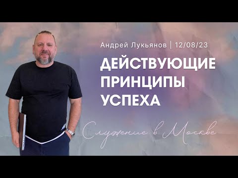 Видео: Андрей Лукьянов | Действующие принципы успеха #moscow