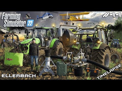 Видео: АВАРИЯ ПРИ РАЗБРАСЫВАНИИ ЖИЖИ — с демонстрационным трактором и @kedex | Ellerbach | Farming Simul...