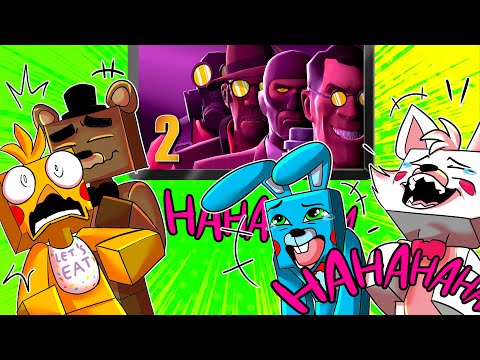 Видео: ЧТО ОНИ СДЕЛАЛИ С ИГРУШЕЧНОЙ ЧИКОЙ?! РЕАКЦИЯ FNAF MINECRAFT НА FNAF VS TF2 2!