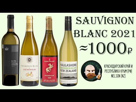 Видео: Совиньон блан 2021. 4шт по 1000р