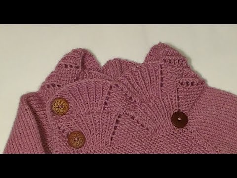 Видео: Узор на кофту.Узор волна или ракушка-вязание спицами