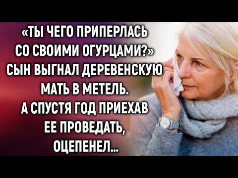 Видео: Сын выгнал деревенскую мать в метель. А спустя год приехав ее проведать…