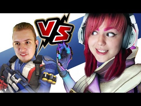 Видео: ИРМАН vs ВИКА КАРТЕР [Overwatch Случайная Дуэль]