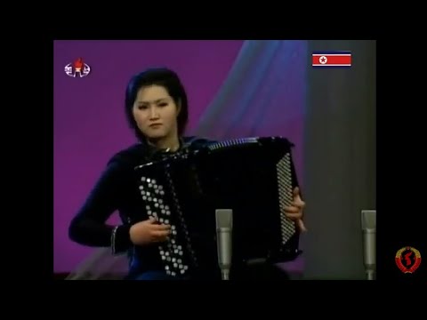 Видео: Баянистка из Северной Кореи Ким Хян Сун играет-Супер   Ла Кампанелла La Campanella