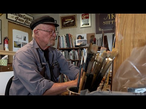 Видео: Рисуем осенние краски колорадской осины по фотографии