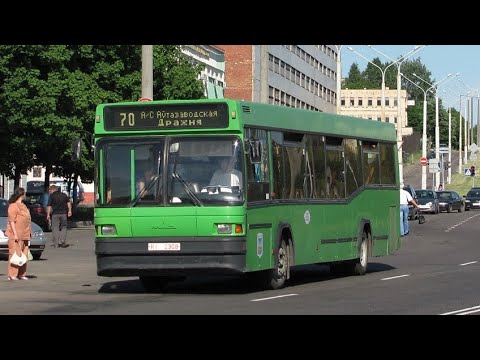 Видео: ИНФОРМАТОР автобусного маршрута №70 г. Минска (голос Эдуарда Данченко)