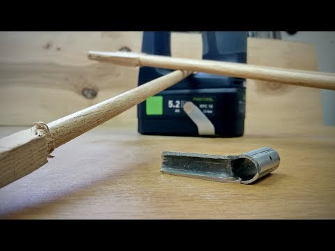 Видео: Делаем круглые палочки из квадратной рейки. Самый простой способ.