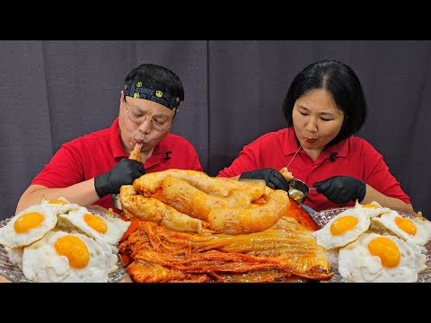 Видео: Это просто безумие! Жареный дэчхан и острый рагу с кимчи — мукбанг