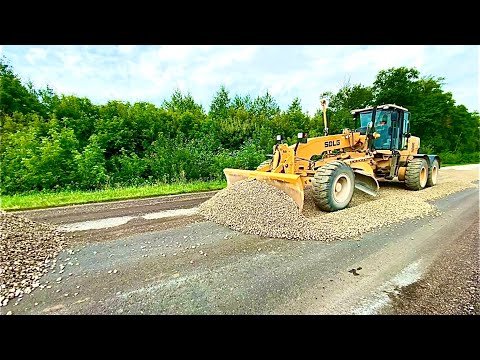 Видео: Стажирую Грейдериста на Щебне