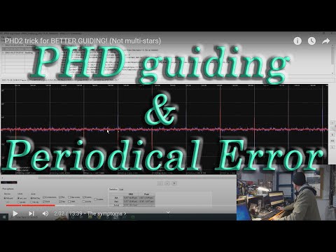 Видео: Коррекция периодики монтировки в PHD2