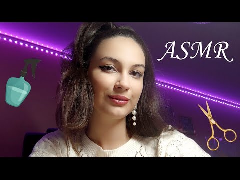 Видео: АСМР СТРИЖКА ✂️ПАРИКМАХЕР *звуки рта, неразборчивый шепот*, ASMR HAIRCUT 💇🏻‍♂️ hairdresser