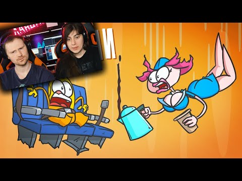 Видео: РЕАКЦИЯ на Доктор Гнус - Падение с высоты без парашюта. Как выжить? (Анимация)