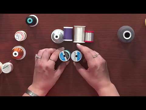 Видео: Различные виды ниток для шитья