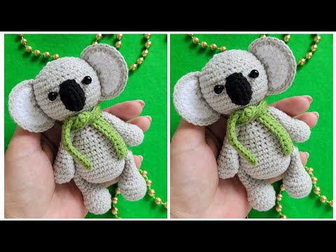 Видео: 🐨КОАЛА ВЯЗАНАЯ КРЮЧКОМ🐨crochet koala👍Koala häkeln