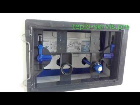 Видео: Монтаж кнопки на инсталляцию Geberit