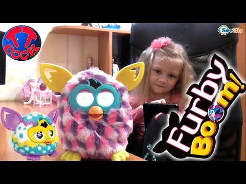 Видео: ✔ Ферби Бум и Ярослава играют на новом планшете / Furby Boom with Yaroslava ✔