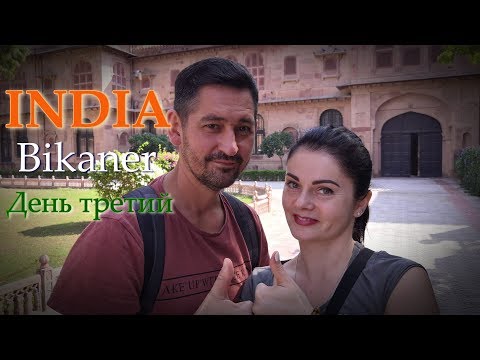 Видео: 2. Индия. Биканер (Дворец Лалгарх, Джунагарх Форт, Деви Кунд Сагар, Бхандасар и др.) День третий.