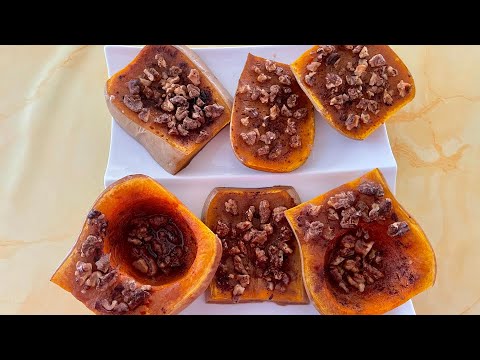 Видео: Печена тиква с орехи. Неочаквано вкусна и много лесна за приготвяне!