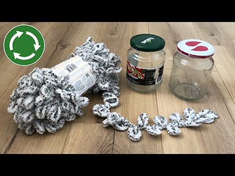Видео: Не выбрасывайте стеклянные банки! У меня есть 2 очень милые идеи!