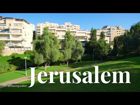 Видео: Нежная музыка для сердца и души — расслабляющая прогулка по Иерусалиму. Район Рамат-Шаретт.