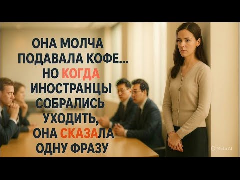 Видео: Ей велели принести кофе и молчать в углу, но одно слово на чужом языке заставило всех замереть
