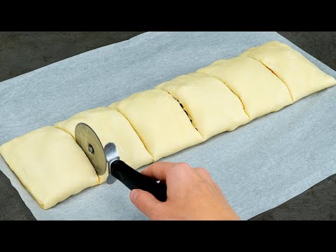 Видео: Вкус детства. Десерт с яблоками и слоеным тестом готов за 5 минут!