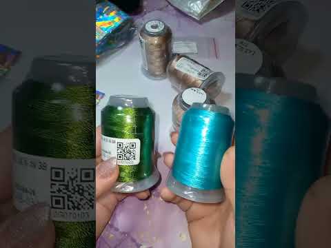 Видео: нитки для фриволите и бусины из камня с АлиЭкспресс
