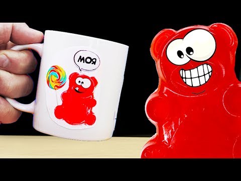 Видео: КАК СДЕЛАТЬ НАКЛЕЙКИ ДЛЯ ЖЕЛЕЙНОГО МЕДВЕДЯ ВАЛЕРЫ