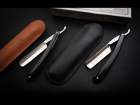 Видео: Бритвы Thiers Issard "1937 Special Coiffure 6/8" и H.Boker & Co "Classic Stainless Rundkopf"