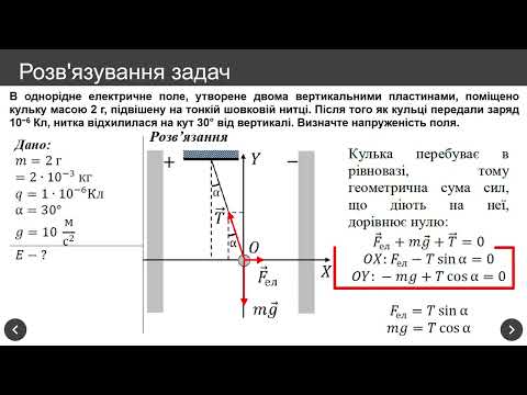 Видео: Розв'язування задач з теми "Закон Кулона. Напруженість електричного поля. 10 клас"