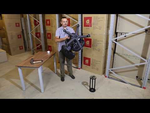 Видео: Как заменить крестовину и газлифт в офисном кресле? Ремонт кресла.