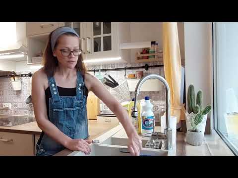 Видео: Чем лучше чистить раковину из искусственного камня🧽✨️