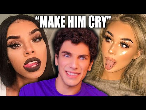 Видео: Токсичные девушки TikTok: «СДЕЛАЙТЕ ЕМУ БОЛЬНО-» 🤡